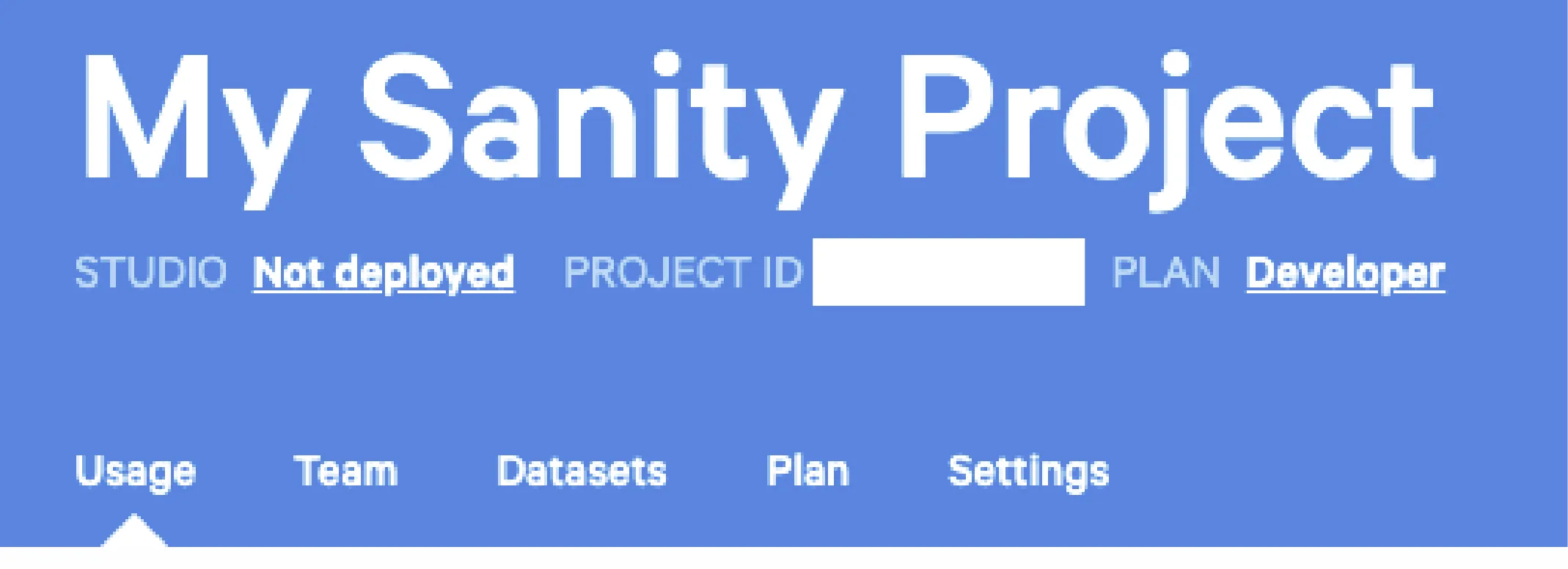 sanity project id